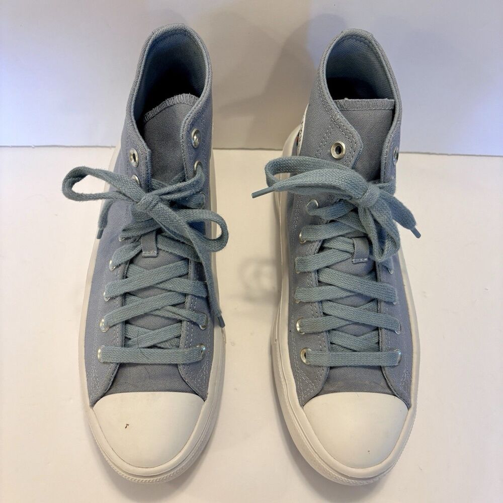 Converse Chuck Taylor All Star Move Platform High Cross Stitch Roses Size 10